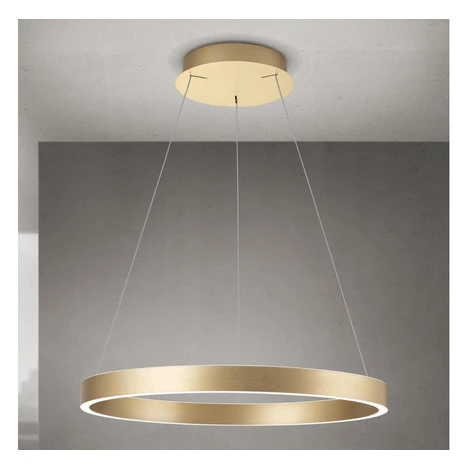 Orion- LED Stm. lustr na lanku KOLK LED/60W/230V 2700/3000/4000K pr. 60 cm zlatá HL 6-1717/60 go