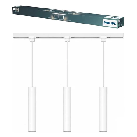 Philips - Lustr na lanku v lištovém systému EASYLINK 3xGU10/7W/230V 1m bílá 8721103091260