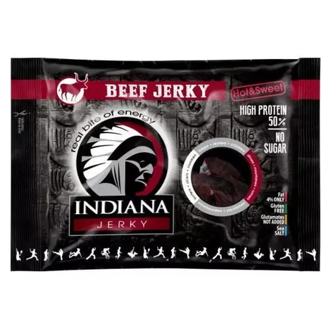 Indiana jerky hovězí hot&sweet 90g