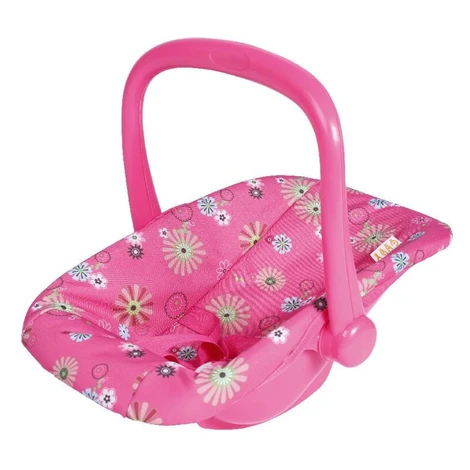Teddies Nosítko/autosedačka s látkovým potahem pro panenky