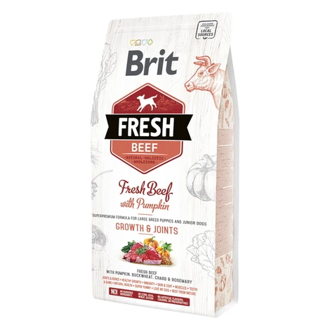 BRIT Fresh Beef with Pumpkin Puppy Large Bones & Joints granule pro štěňata, Hmotnost balení: 12