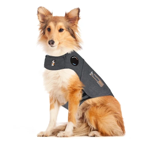 THUNDERWORKS Thundershirt Zklidňující vesta pro psy šedá, Velikost: S