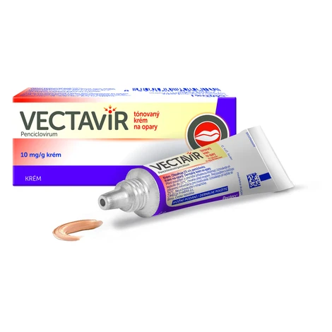 Vectavir tónovaný krém na opary 2g