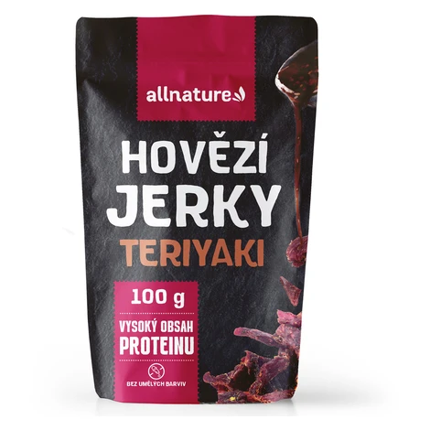 Allnature BEEF Teriyaki Jerky 100g