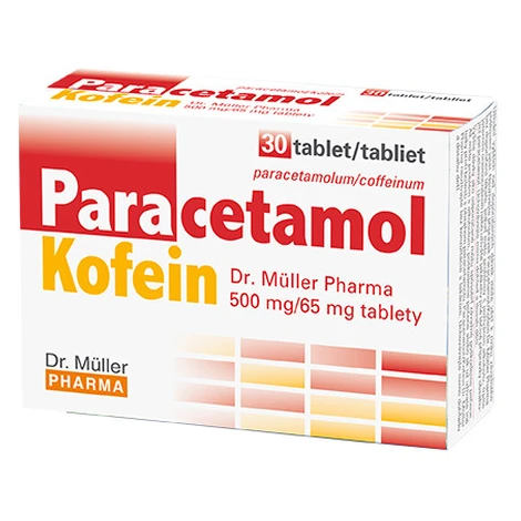 Paracetamol/Kofein Dr.Müller 500mg/65mg tbl.30