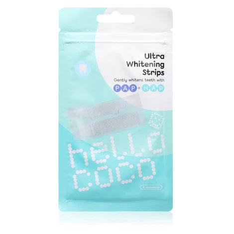 hello coco Ultra Whitening Strips bělicí pásky 5 ks