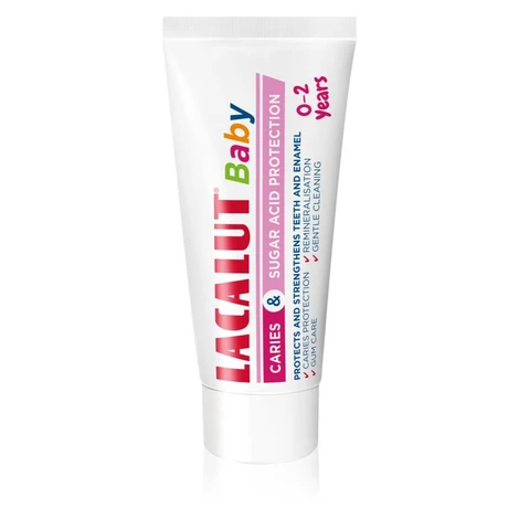 Lacalut Baby Caries and Sugar Acid Protection dětská zubní pasta 0-2 Years 55 ml
