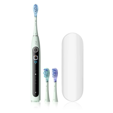 Oclean X Pro 20 Set sonický zubní kartáček + 2 náhradní hlavice s cestovním pouzdrem Green
