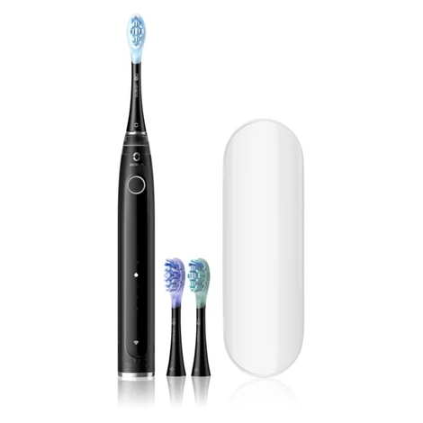 Oclean X Pro 20 Set sonický zubní kartáček + 2 náhradní hlavice s cestovním pouzdrem Black