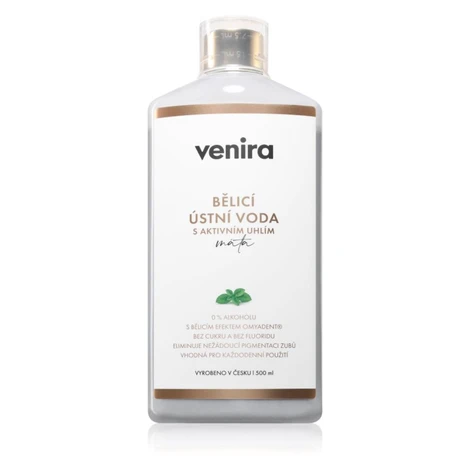 Venira Bělicí ústní voda s aktivním uhlím bělicí ústní voda s aktivním uhlím 500 ml