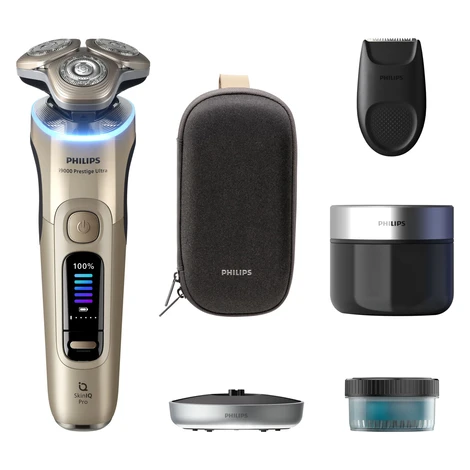 Philips I9000 Prestige Ultra - Elektrický Holicí Strojek, Mokré I suché, SkinIQ Pro - XP9403/31