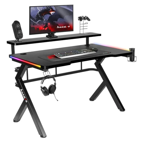 Herní stůl Huzaro s RGB osvětlením HERO 5.0 RGB