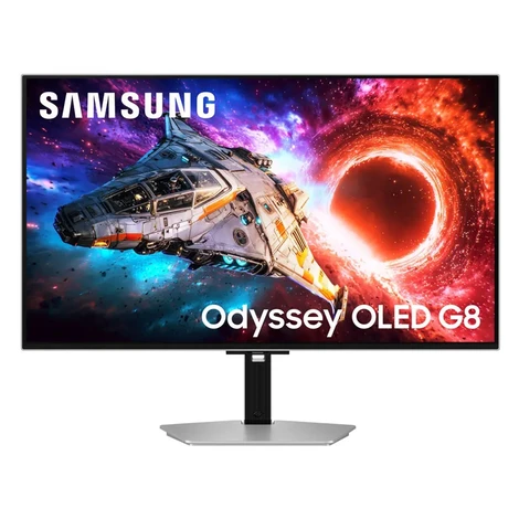 Samsung Odyssey OLED G8/LS32HG800SUXEN/32"/OLED/4K UHD/240Hz/0,03ms/Stříbrná/2R
