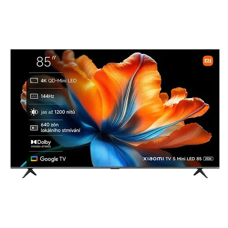 Xiaomi/TV S Mini LED 85 2026/85"/4K UHD/Šedá