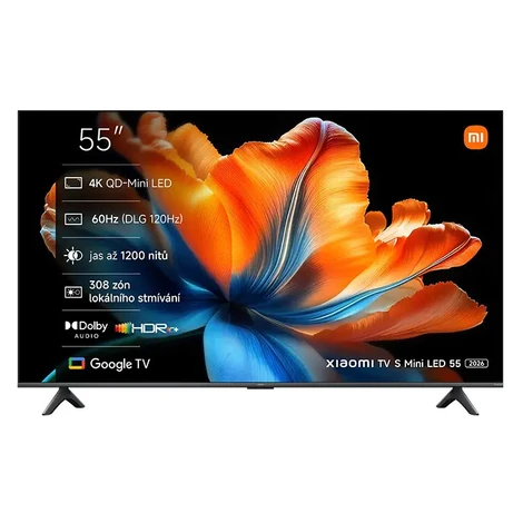 Xiaomi/TV S Mini LED 55 2026/55"/4K UHD/Šedá