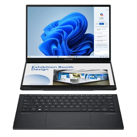 ASUS Zenbook Duo 14 OLED/UX8406CA-OLED304WZ/U9-285H/14"/WUXGA/T/32GB/1TB/Intel int/W11H/Gray/2R