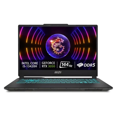 MSI Cyborg/15 A13UC/i5-13420H/15,6"/FHD/16GB/1TB SSD/RTX 3050/W11H/Black/2R