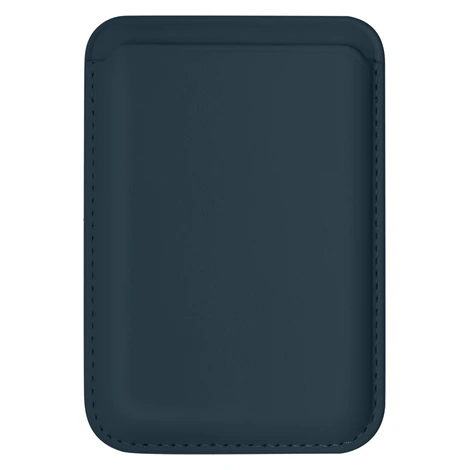 AlzaGuard PU Leather Card Wallet Compatible with Magsafe - petrolejově modrá