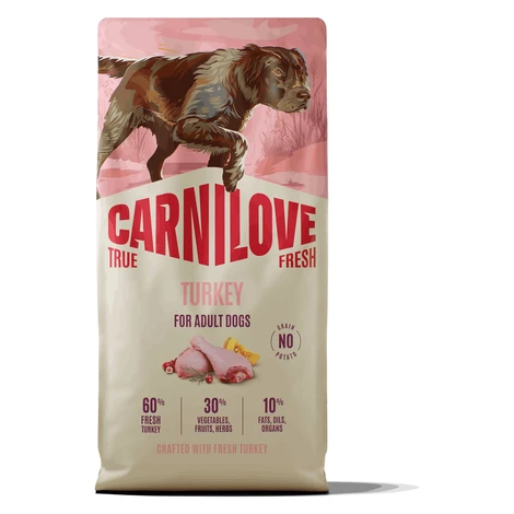Carnilove True Fresh Dog Dry Turkey for Adult All Breeds 12 kg