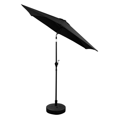 Aga Naklápěcí zahradní slunečník 250 cm Černý