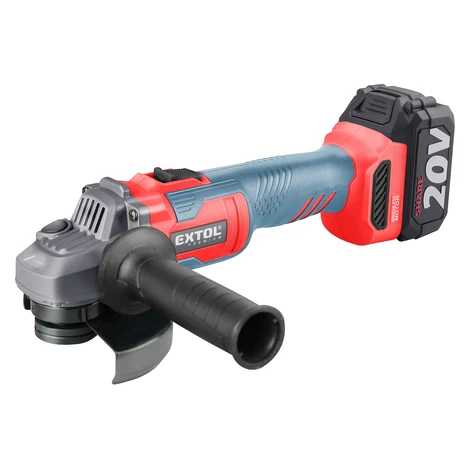 EXTOL PREMIUM Bruska úhlová AKU SHARE20V, 125 mm 8891838 (1 × 4 Ah)
