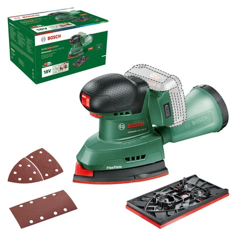 BOSCH Vibrační bruska AKU UniversalSander 18V-10 0.603.3E3.100 (bez AKU)