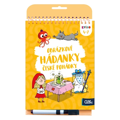 Kvído - Obrázkové hádanky 2 České pohádky Albi