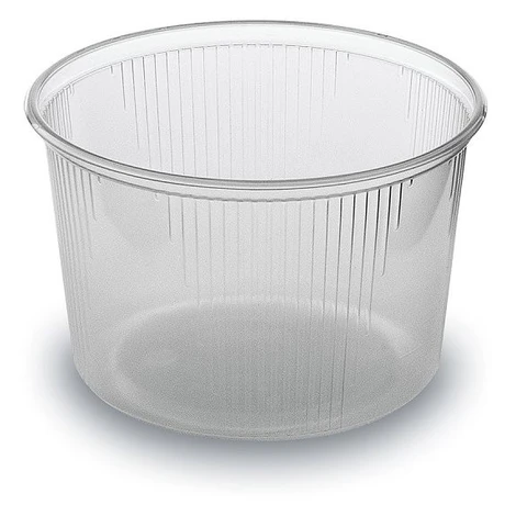 Wimex Plastová miska 300 ml, průměr 101 mm, průhledná - 100 ks