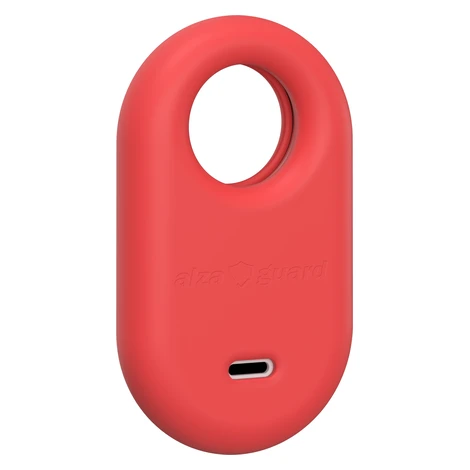 AlzaGuard Silicone Keychain pro Samsung SmartTag 2 - červená