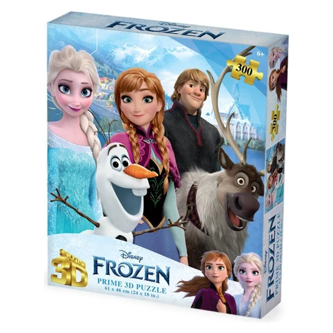 Prime 3D Puzzle s 3D efektem 300 dílků Ledové království: Přátelství