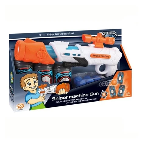 Alltoys Pistole na pěnové míčky 34 cm