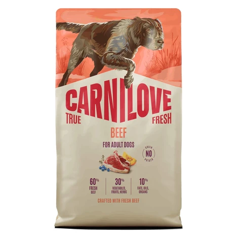 Carnilove True Fresh Dog Dry Beef for Adult All Breeds 4 kg