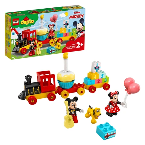 LEGO® DUPLO® | Disney 10941 Narozeninový vláček Mickeyho a Minnie