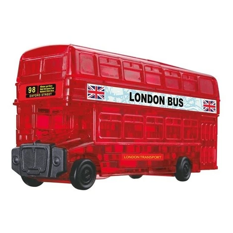 3D Crystal puzzle Londýnský autobus 53 dílků HCM KINZEL