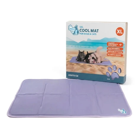 CoolPets gelová chladící podložka Lila XL 70 × 120 cm