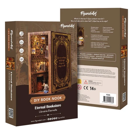 Figured ART Book Nook sada - Věčné knihkupectví