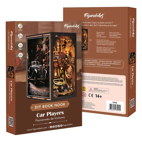 Figured ART Book Nook sada - Milovníci automobilů