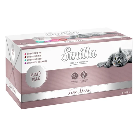 Smilla Fine Menu 48 x 100 g za akční cenu - míchané balení (4 druhy)
