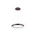 LED2 3271858CSTW Závěsné svítidlo BELLA SLIM 48 P-Z, CF CASAMBI TW 38W 3000K-4000K hnědá