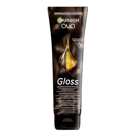 Garnier Barvicí vlasová maska Olia Gloss Expensive brunette 150 ml