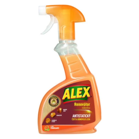 Alex renovátor nábytku antistatický vůně pomeranč, 375 ml