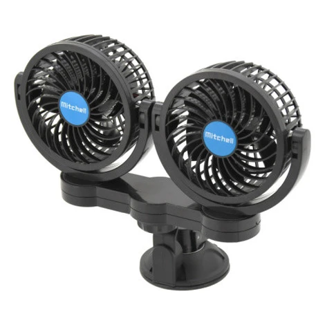 Compass Ventilátor MITCHELL DUO 2x108mm 12V na přísavku, 07222