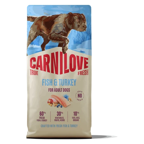 Carnilove Dog True Fresh Dry Fish&Turkey Adult AB 12kg