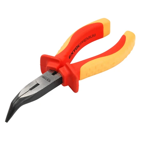 EXTOL PREMIUM Kleště půlkulaté zahnuté, 160mm, 1000V 8813177