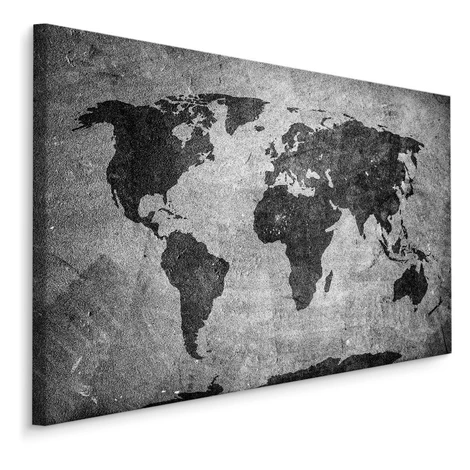 MyBestHome BOX Plátno Mapa Světa Ve Stylu Vintage Varianta: 30x20