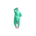 Mentolový overal kigurumi s motivem jednorožce