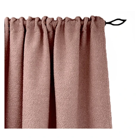 Závěs do dětského pokoje BOUCLÉ Zvolte barvu: Starorůžová, Zvolte rozměr: 140x240cm
