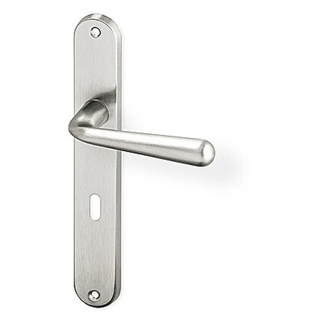 Dveřní kování ACT Charlie (MATNÝ NIKL), klika-klika, WC klíč, AC-T Matný nikl, 90 mm