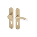 Dveřní kování ACT Pia OV (F4), klika-klika, WC klíč, AC-T F4 (hliník bronz), 90 mm