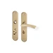 Dveřní kování ACT Pia OV (F4), klika-klika, WC klíč, AC-T F4 (hliník bronz), 90 mm